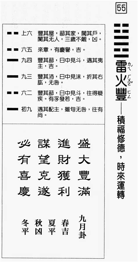 小兒遇三煞|六十甲子籤詩卦象典故引處(第41籤~第60籤)